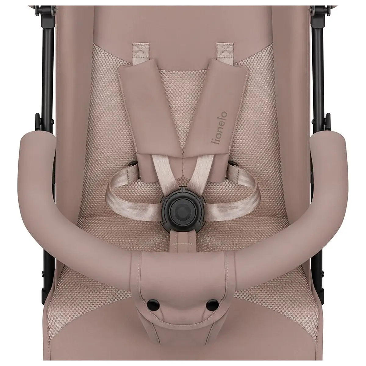 Carucior sport, Lionelo, Elia, Cu plasa de tantari, Suport de picioare reglabil, Spatar ajustabil in 4 pozitii, Capotina XXL, Pliere tip umbrela, Capacitate 15 kg, 6 luni+, Bej Taupe [11]