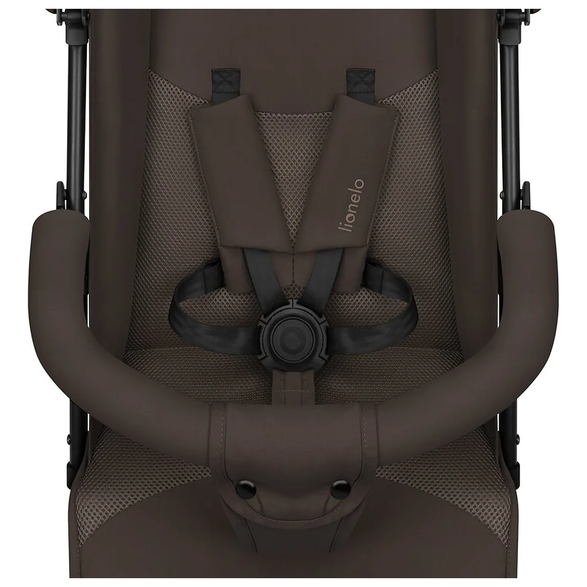 Carucior sport, Lionelo, Elia, Cu plasa de tantari, Suport de picioare reglabil, Spatar ajustabil in 4 pozitii, Capotina XXL, Pliere tip umbrela, Capacitate 15 kg, 6 luni+, Maro [11]