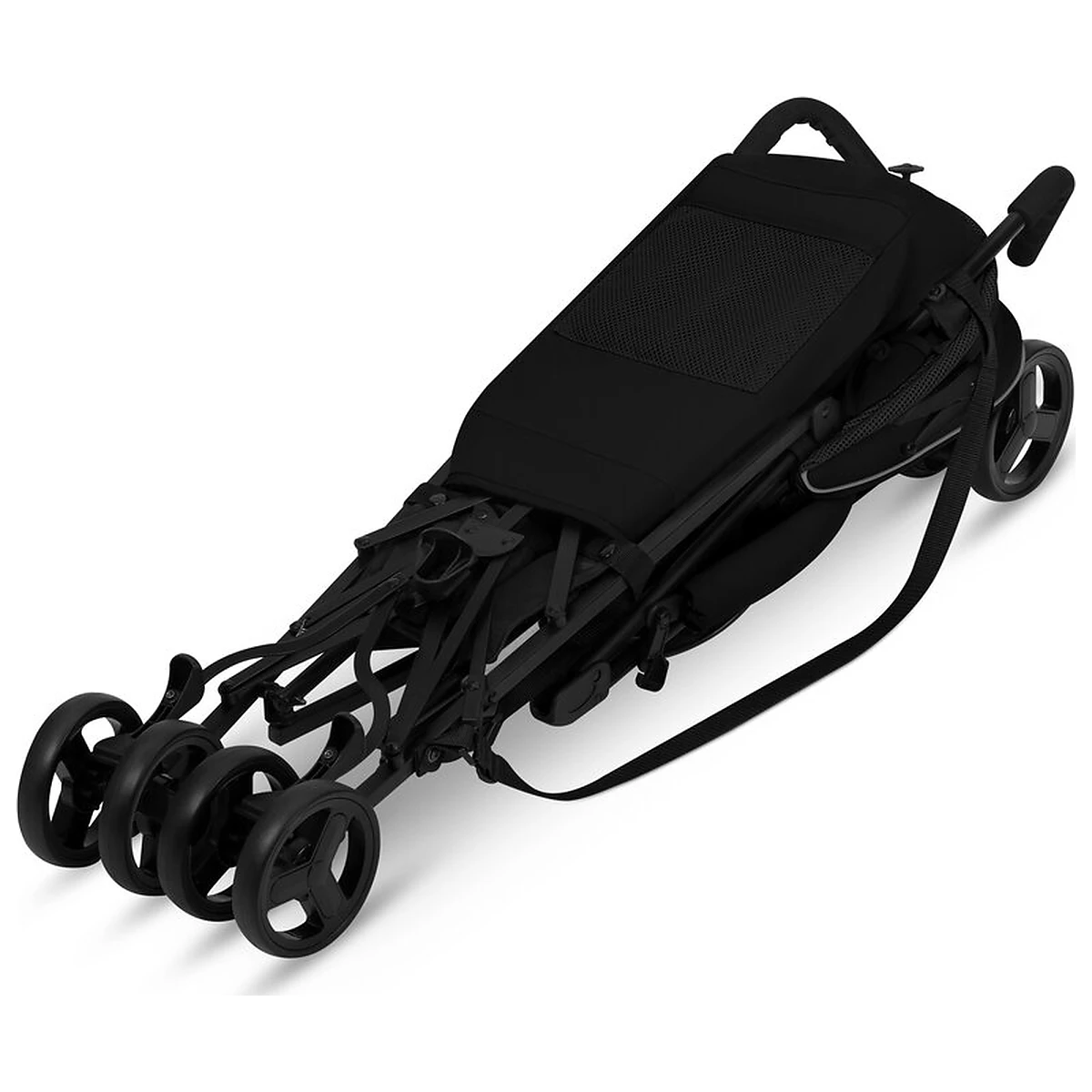 Carucior sport, Lionelo, Elia, Cu plasa de tantari, Suport de picioare reglabil, Spatar ajustabil in 4 pozitii, Capotina XXL, Pliere tip umbrela, Capacitate 15 kg, 6 luni+, Negru [13]