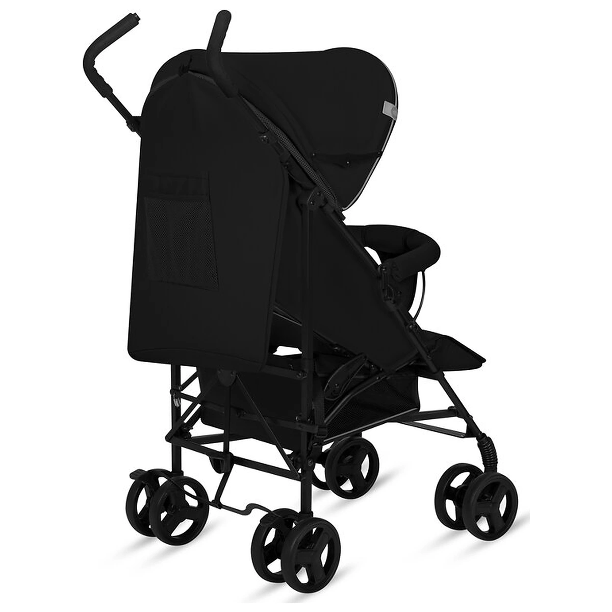 Carucior sport, Lionelo, Elia, Cu plasa de tantari, Suport de picioare reglabil, Spatar ajustabil in 4 pozitii, Capotina XXL, Pliere tip umbrela, Capacitate 15 kg, 6 luni+, Negru [10]