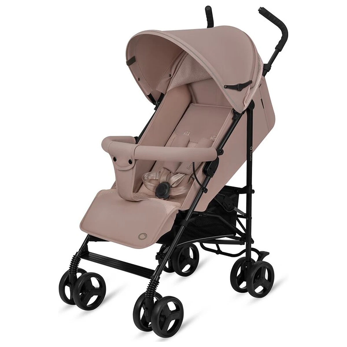 Carucior sport, Lionelo, Elia, Cu plasa de tantari, Suport de picioare reglabil, Spatar ajustabil in 4 pozitii, Capotina XXL, Pliere tip umbrela, Capacitate 15 kg, 6 luni+, Bej Taupe [4]