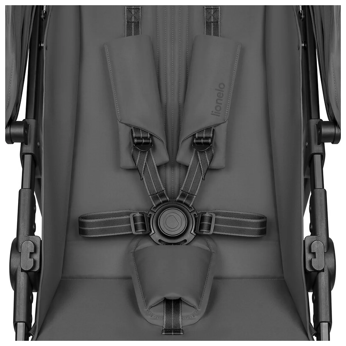 Carucior sport, Lionelo, Emerald, Pliere cu o mana, Copertina XXL UPF50+, Spatar reglabil, Suspensie completa, Roti EVA, 6- 48 luni, Pana la 22 kg, Gri [12]