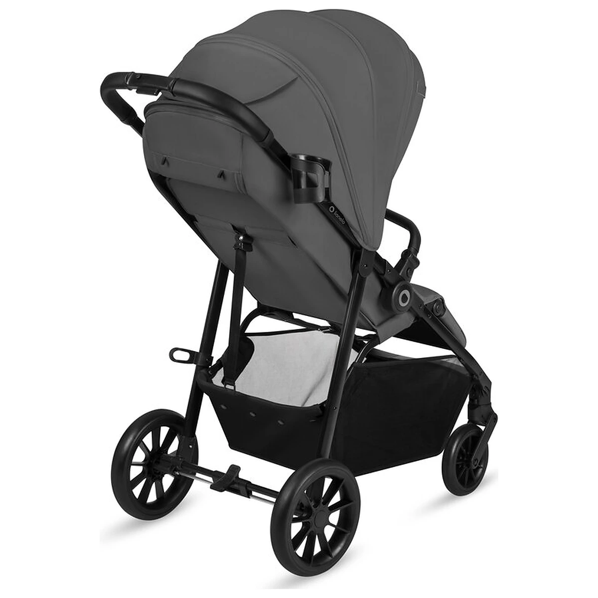 Carucior sport, Lionelo, Emerald, Pliere cu o mana, Copertina XXL UPF50+, Spatar reglabil, Suspensie completa, Roti EVA, 6- 48 luni, Pana la 22 kg, Gri [5]