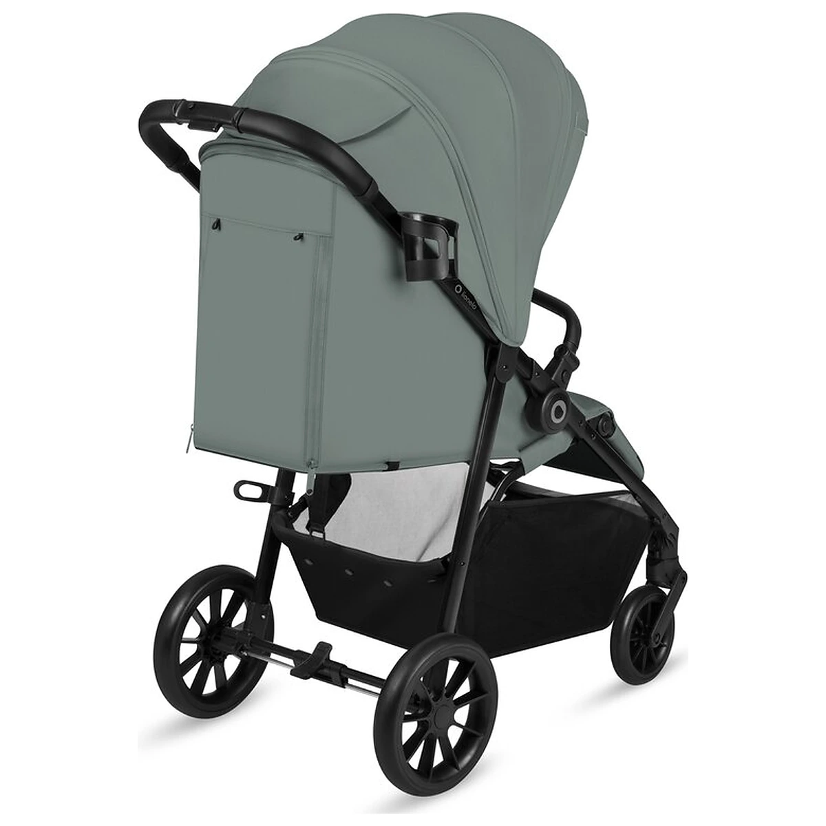 Carucior sport, Lionelo, Emerald, Pliere cu o mana, Copertina XXL UPF50+, Spatar reglabil, Suspensie completa, Roti EVA, 6- 48 luni, Pana la 22 kg, Verde [6]