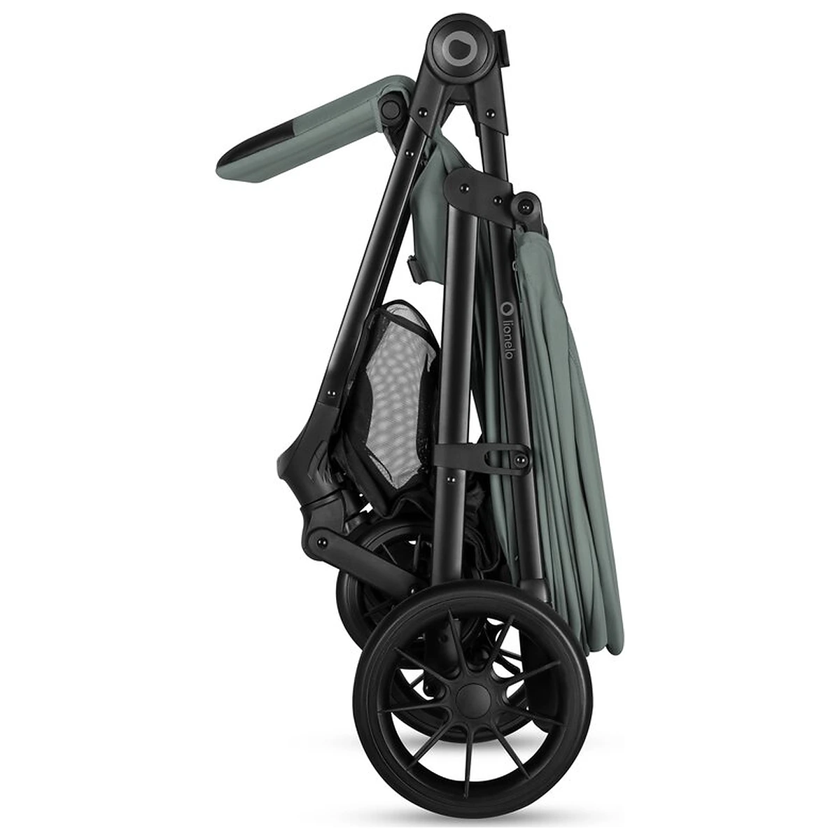 Carucior sport, Lionelo, Emerald, Pliere cu o mana, Copertina XXL UPF50+, Spatar reglabil, Suspensie completa, Roti EVA, 6- 48 luni, Pana la 22 kg, Verde [14]