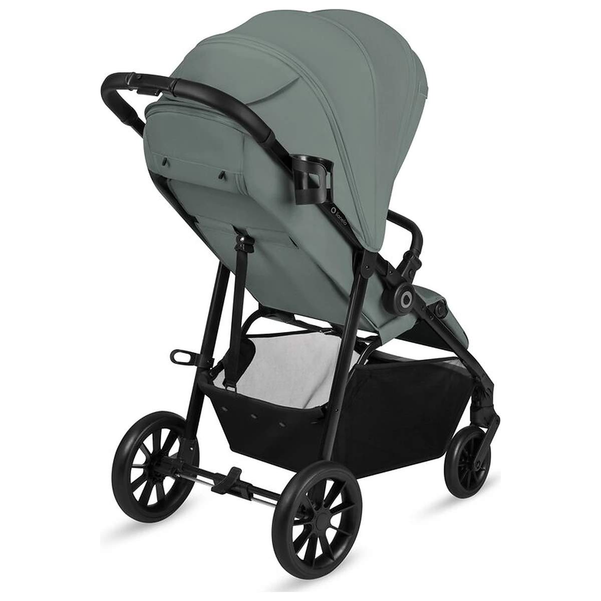 Carucior sport, Lionelo, Emerald, Pliere cu o mana, Copertina XXL UPF50+, Spatar reglabil, Suspensie completa, Roti EVA, 6- 48 luni, Pana la 22 kg, Verde [5]