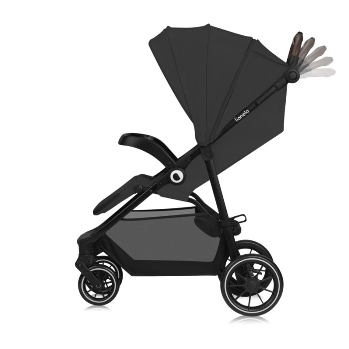 Carucior sport, Lionelo, Emma One, Cu tavita, Suport pahar, Plasa de tantari, Roti EVA, Maner reglabil, Pana la 22 kg, [13]