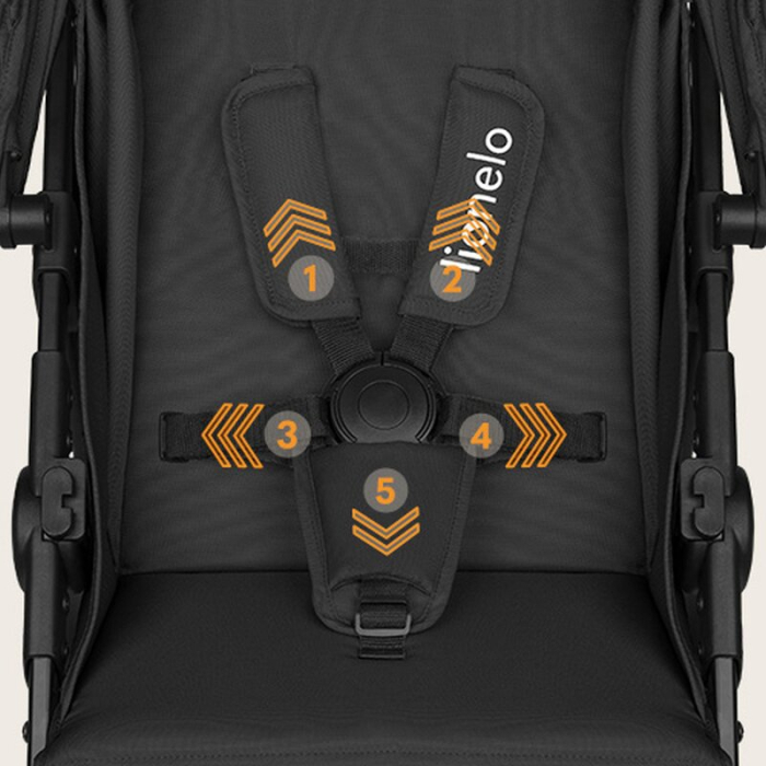 Carucior sport, Lionelo, Emma One, Cu tavita, Suport pahar, Plasa de tantari, Roti EVA, Maner reglabil, Pana la 22 kg, [31]