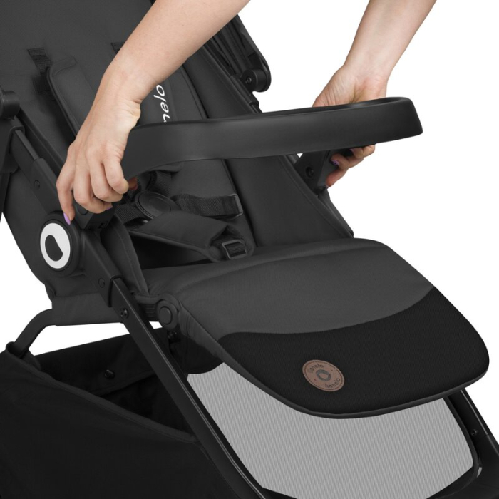 Carucior sport, Lionelo, Emma One, Cu tavita, Suport pahar, Plasa de tantari, Roti EVA, Maner reglabil, Pana la 22 kg, [19]