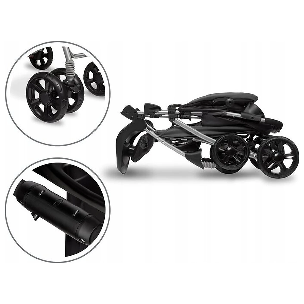 Carucior sport, Lionelo, Emma Plus, Cu tavita, 2 Suporturi pentru pahar, Geanta accesorii, Conform cu standardul [29]