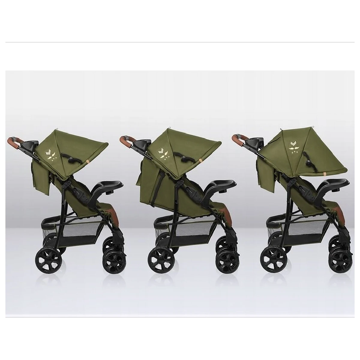 Carucior sport, Lionelo, Emma Plus, Geanta accesorii, Forest Green 6 luni [25]