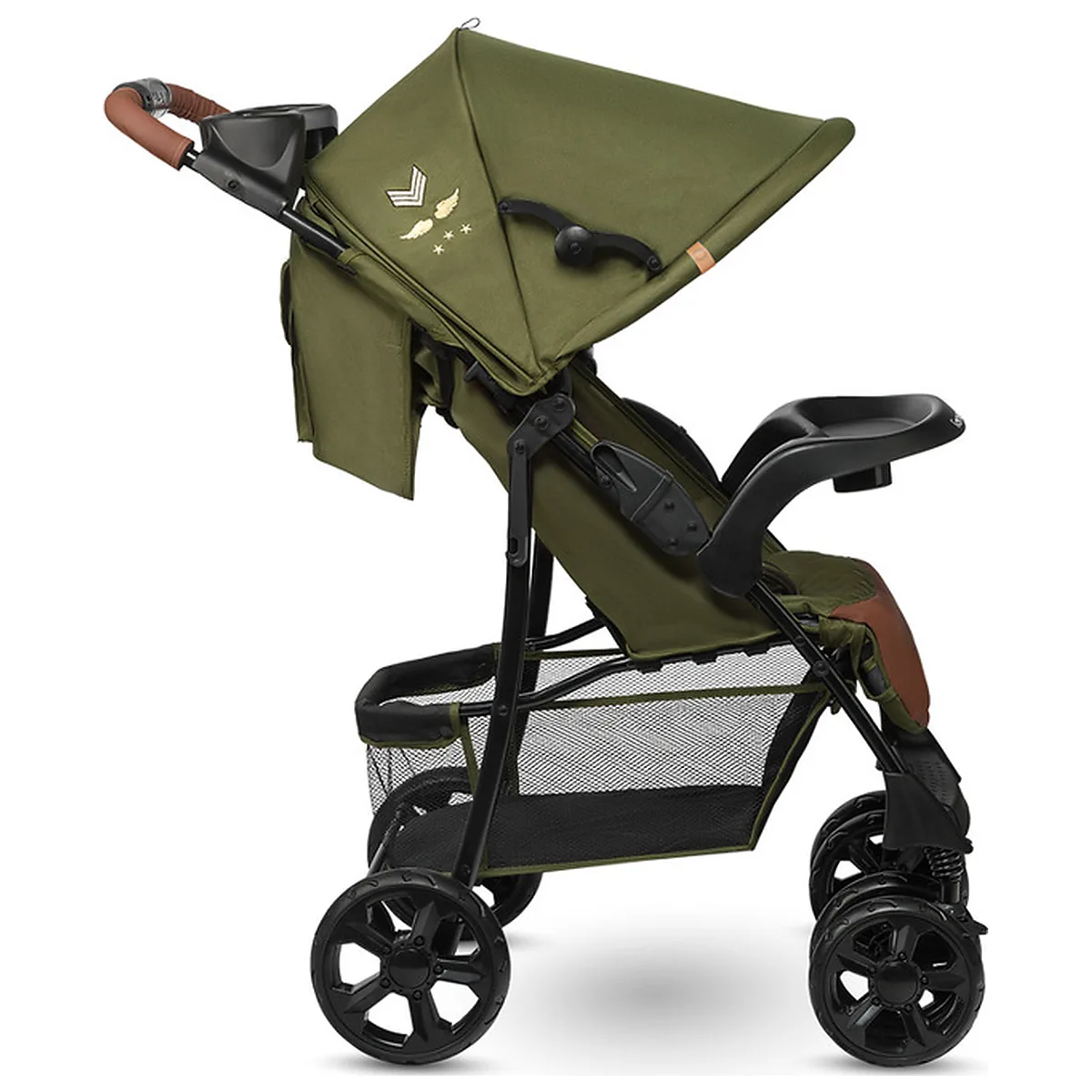 Carucior sport, Lionelo, Emma Plus, Geanta accesorii, Forest Green 6 luni [5]