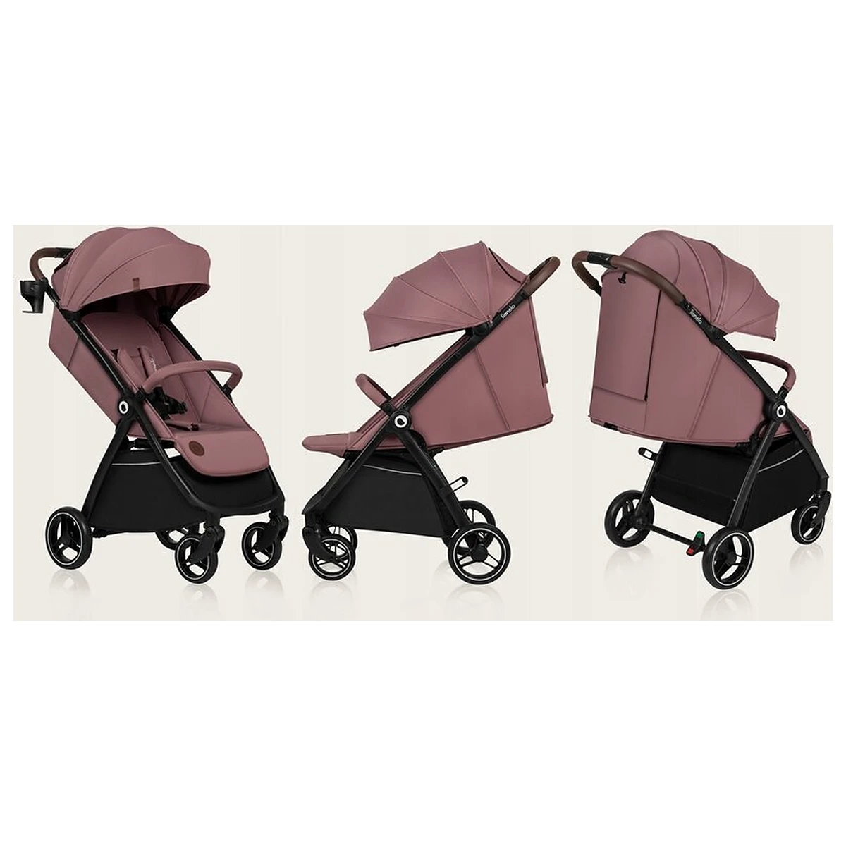 Carucior sport, Lionelo, Ingrid, Capotina impermeabila cu filtru UPF50+, Pana la 22 Kg, Spatar reglabil in 3 pozitii, [4]