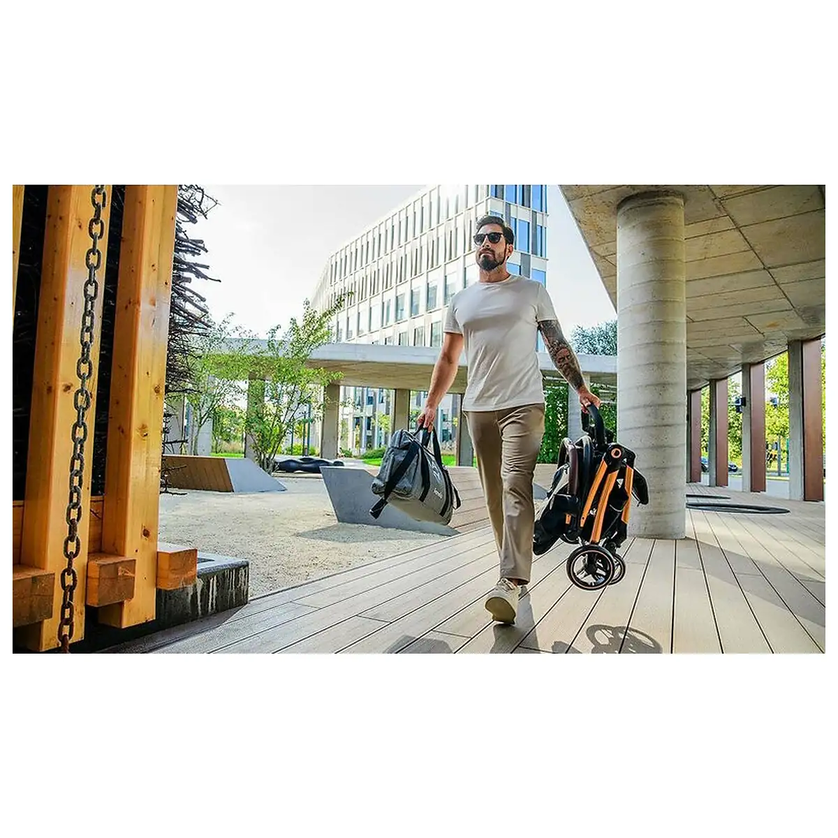 Carucior sport, Lionelo, Ingrid, Capotina impermeabila cu filtru UPF50+, Pana la 22 Kg, Spatar reglabil in 3 pozitii, [24]