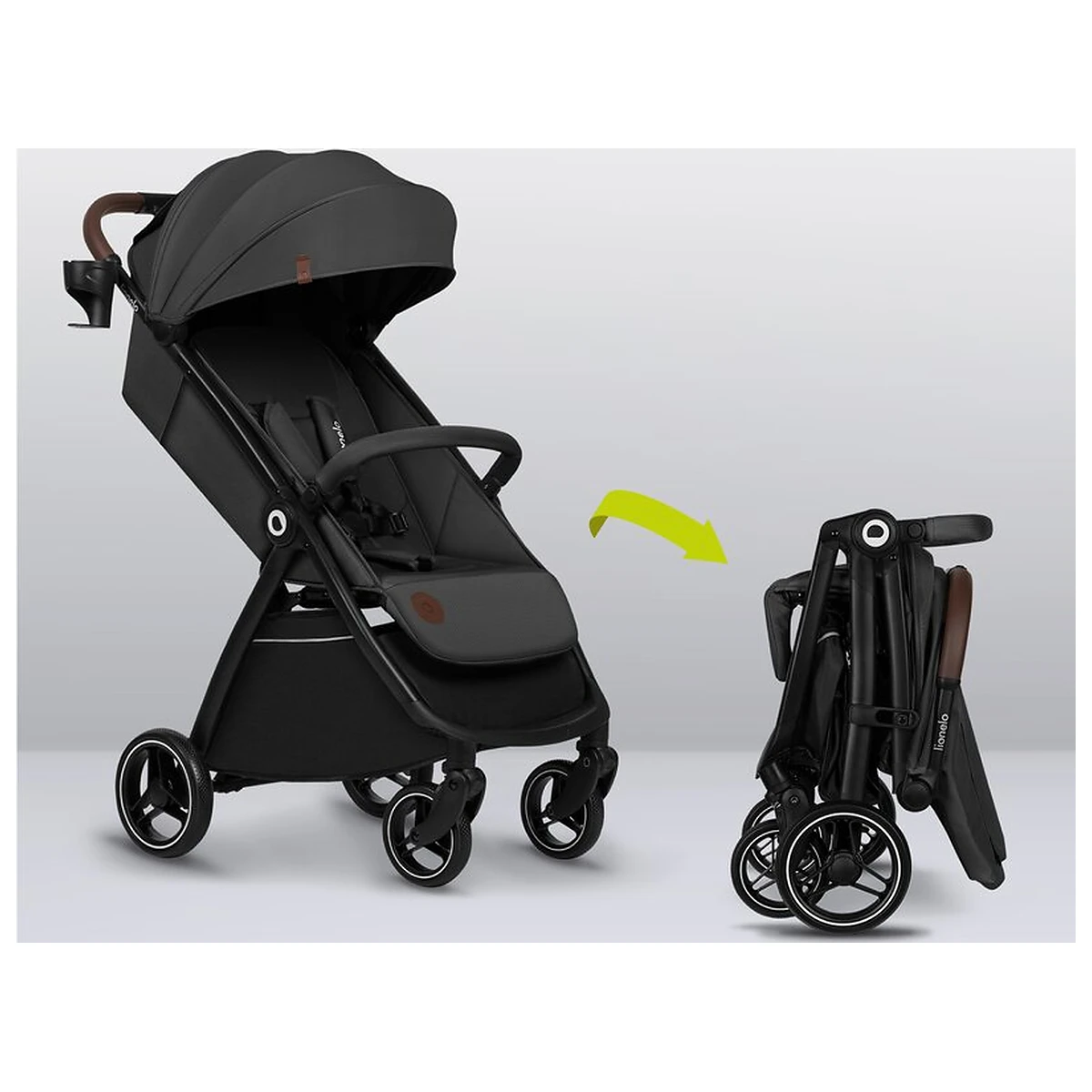 Carucior sport, Lionelo, Ingrid, Capotina impermeabila cu filtru UPF50+, Pana la 22 Kg, Spatar reglabil in 3 pozitii, [21]