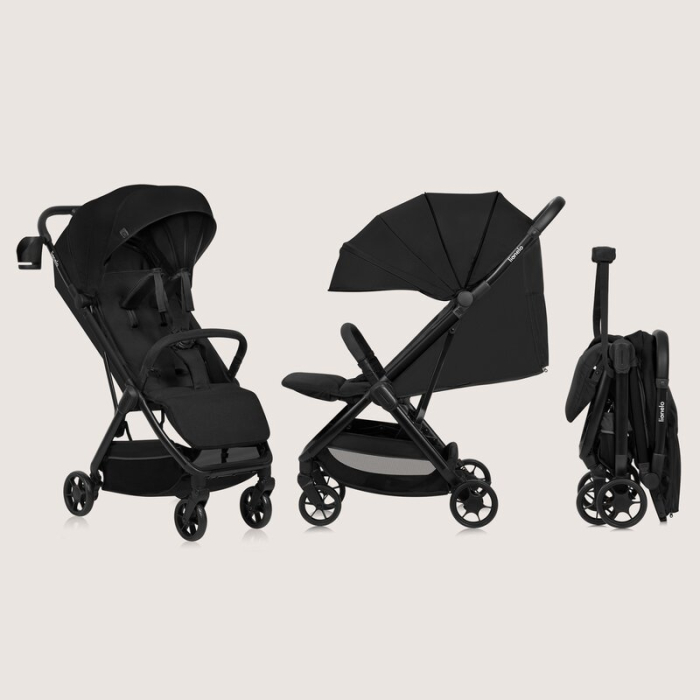 Carucior sport, Lionelo, Julie Air, Greutate redusa - 7.5 kg, Sustine 22 kg, 6 luni+, Capotina impermeabila, Protectie [3]