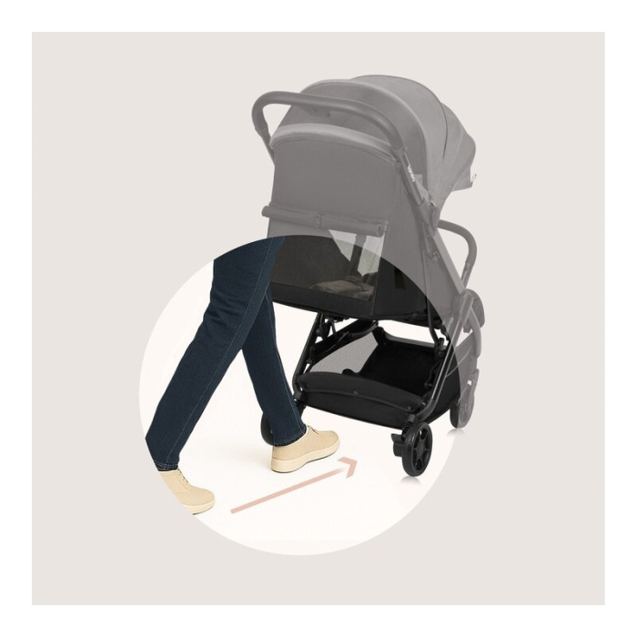 Carucior sport, Lionelo, Julie Air, Greutate redusa - 7.5 kg, Sustine 22 kg, 6 luni+, Capotina impermeabila, Protectie [15]