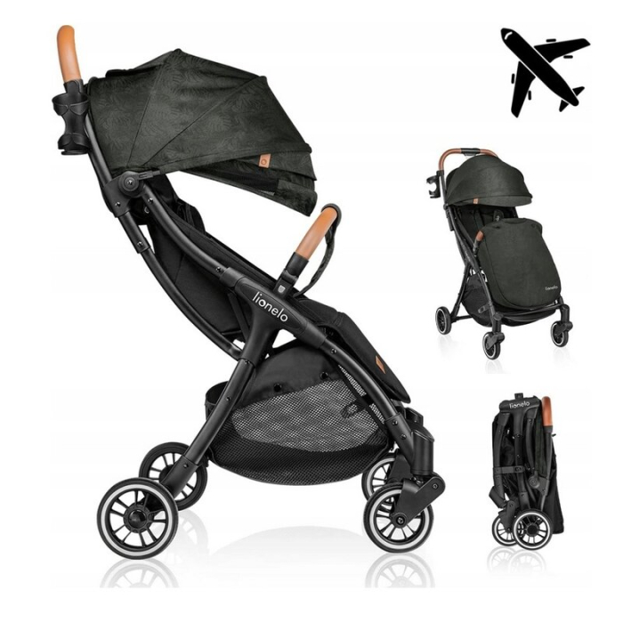 Carucior sport, Lionelo, Julie One, De la nastere, Greutate redusa, Cu accesorii, Cadru din aluminiu, 0-22 kg, Pliere [31]