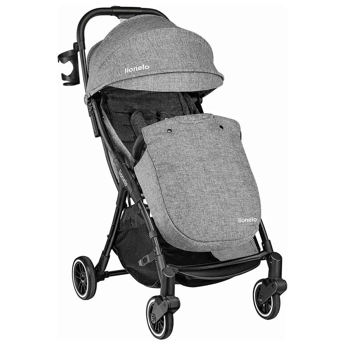 Carucior sport, Lionelo, Julie One, De la nastere, Greutate redusa, Cu accesorii, Cadru din aluminiu, 0-22 kg, Pliere [8]