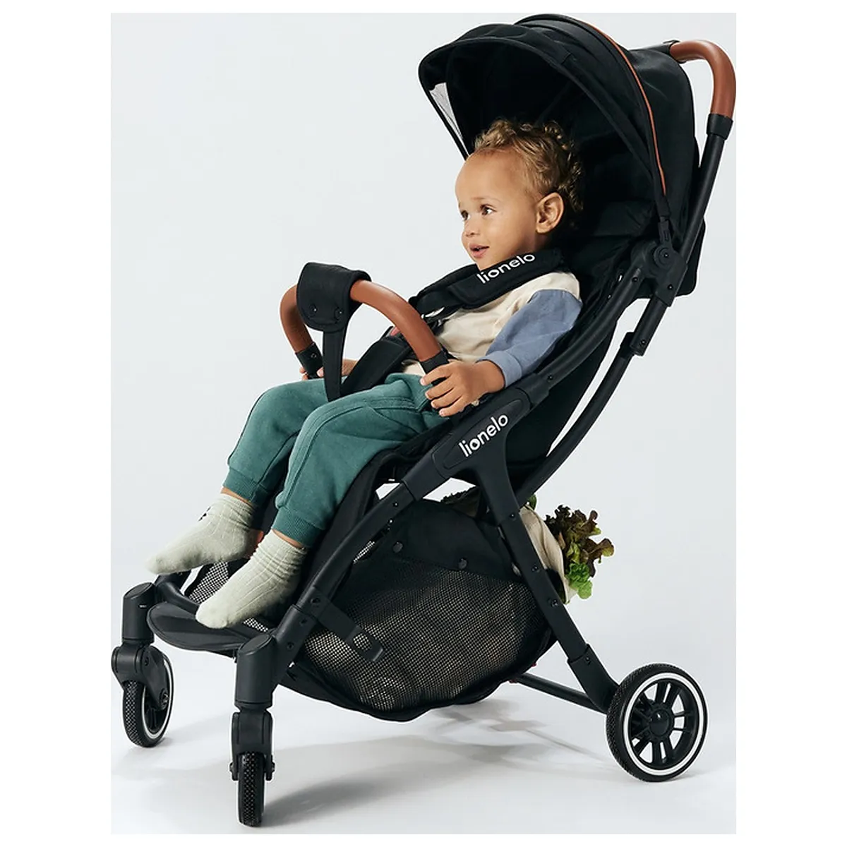 Carucior sport, Lionelo, Julie One, De la nastere, Greutate redusa, Cu accesorii, Cadru din aluminiu, 0-22 kg, Pliere [18]