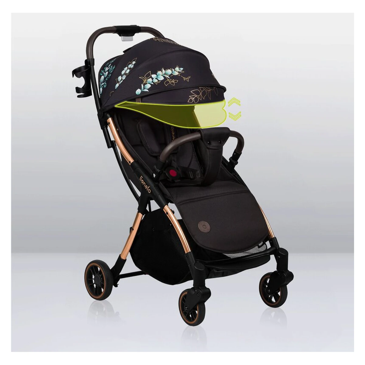 Carucior sport, Lionelo, Julie One, Editie limitata Golden Moments, Negru [30]