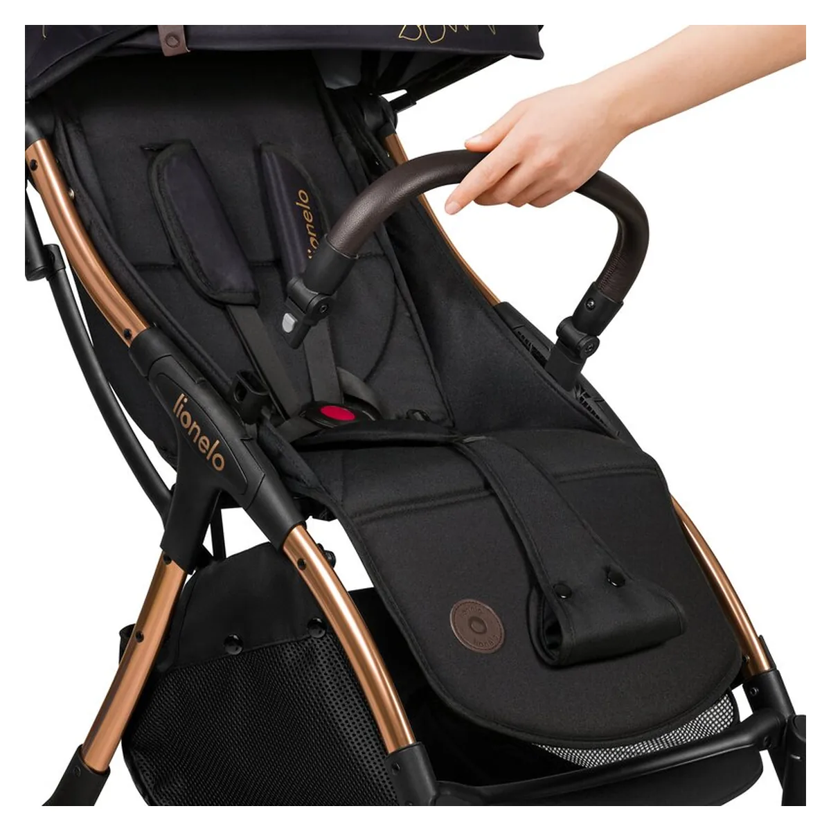 Carucior sport, Lionelo, Julie One, Editie limitata Golden Moments, Negru [15]