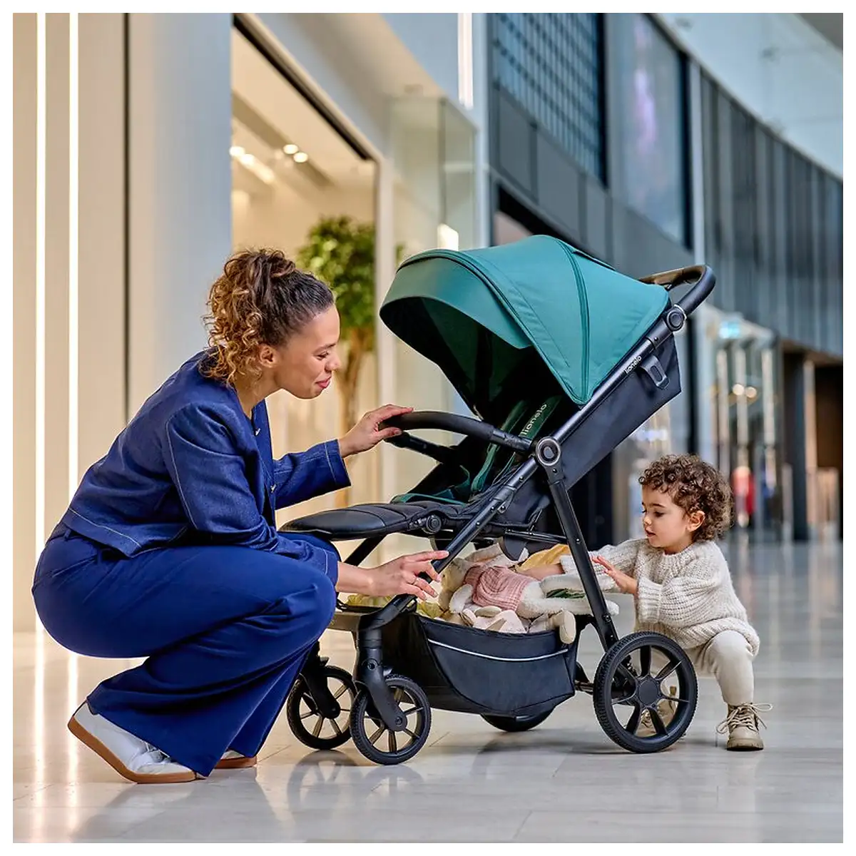 Carucior sport, Lionelo, Mira, Maner reglabil in 5 pozitii, Spatar si suport de picioare reglabile, Plasa de tantari si [18]