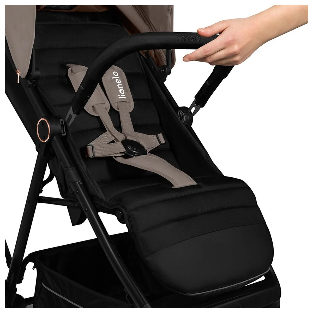 Carucior sport, Lionelo, Mira, Maner reglabil in 5 pozitii, Spatar si suport de picioare reglabile, Plasa de tantari si [14]