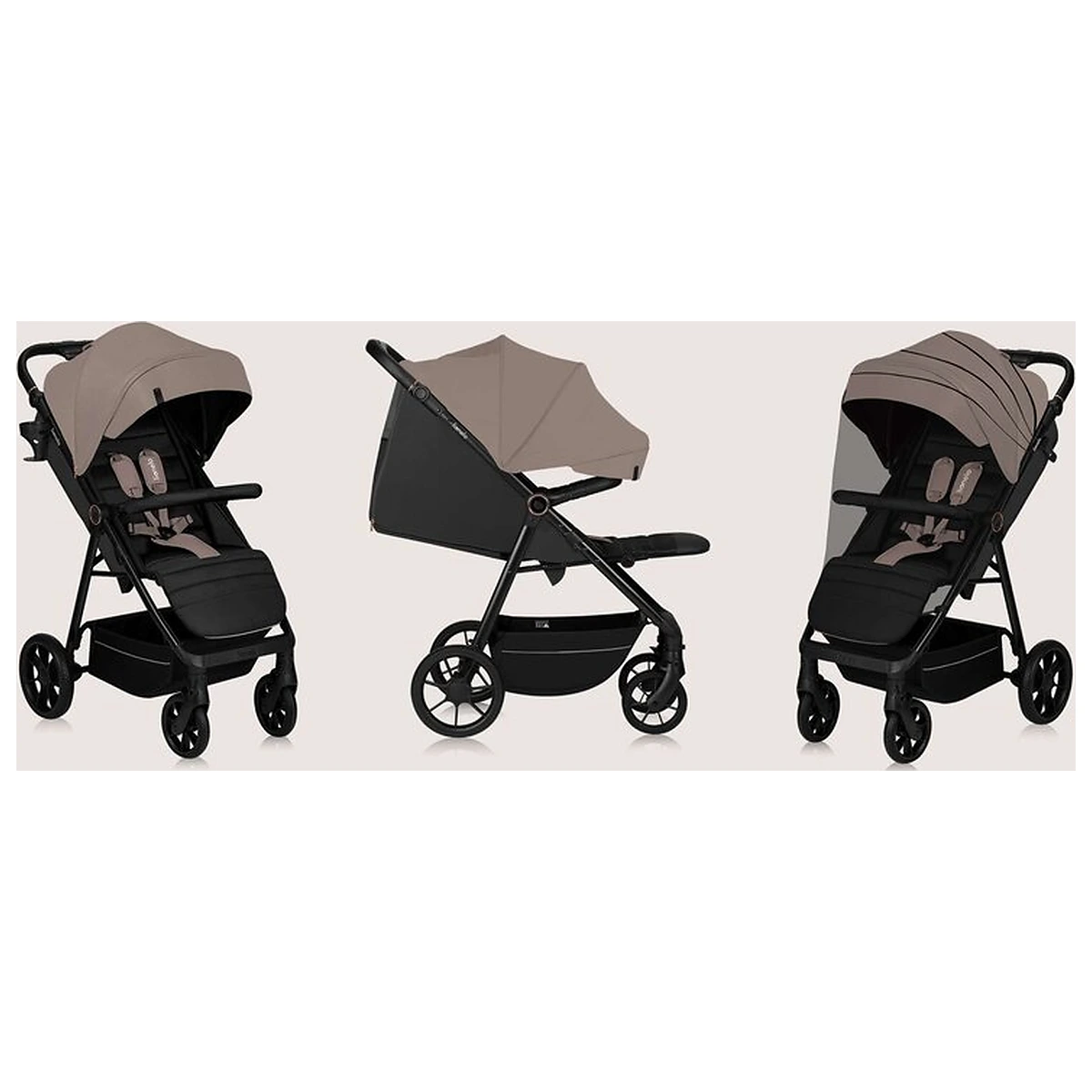 Carucior sport, Lionelo, Mira, Maner reglabil in 5 pozitii, Spatar si suport de picioare reglabile, Plasa de tantari si [3]