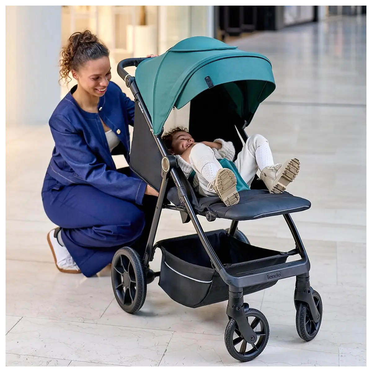 Carucior sport, Lionelo, Mira, Maner reglabil in 5 pozitii, Spatar si suport de picioare reglabile, Plasa de tantari si [18]