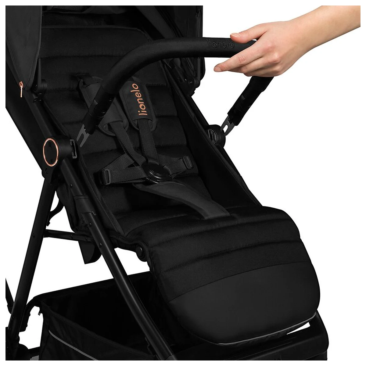 Carucior sport, Lionelo, Mira, Maner reglabil in 5 pozitii, Spatar si suport de picioare reglabile, Plasa de tantari si [14]