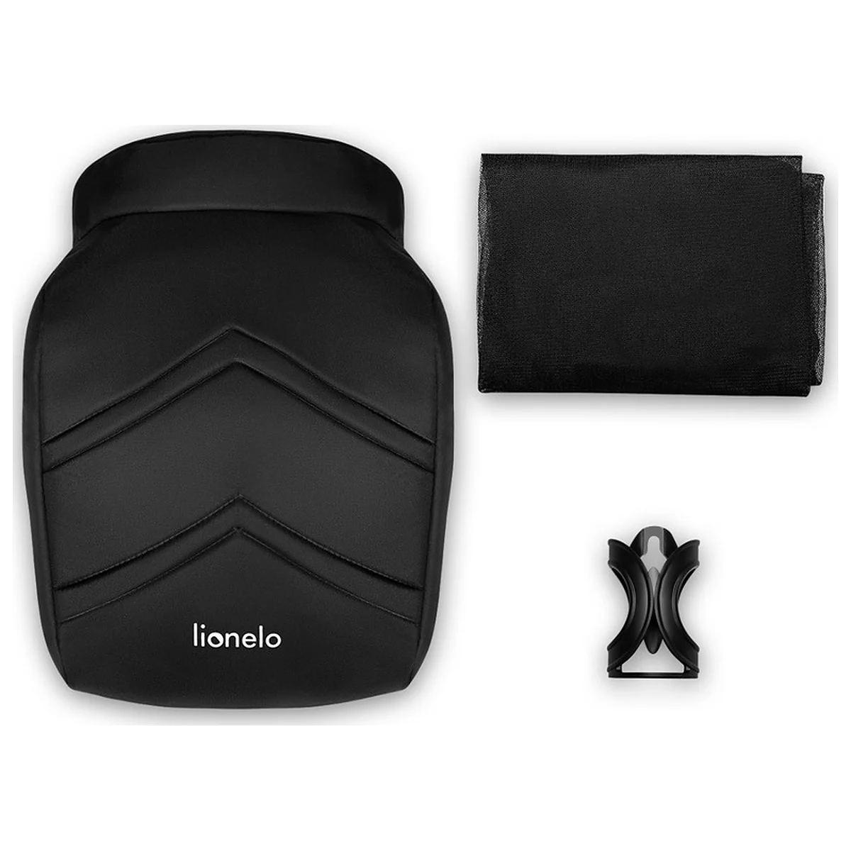 Carucior sport, Lionelo, Natt, De la nastere, Cu accesorii si capotina XXL reglabila, 0 - 22 kg, Negru Onyx 4 ani [22]