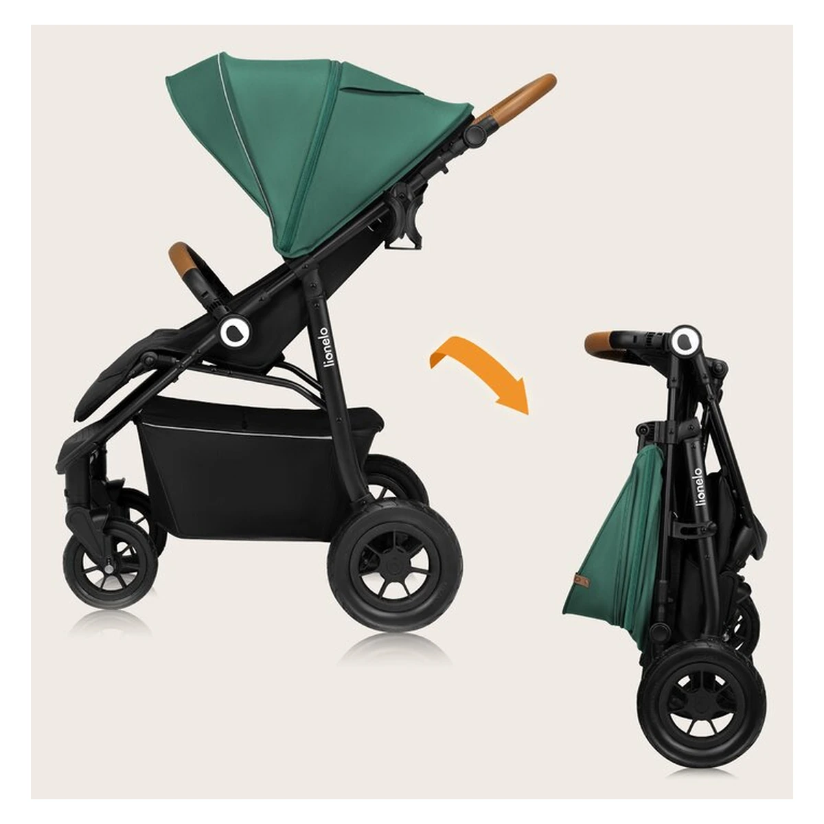 Carucior sport, Lionelo, Natt, De la nastere, Verde [30]