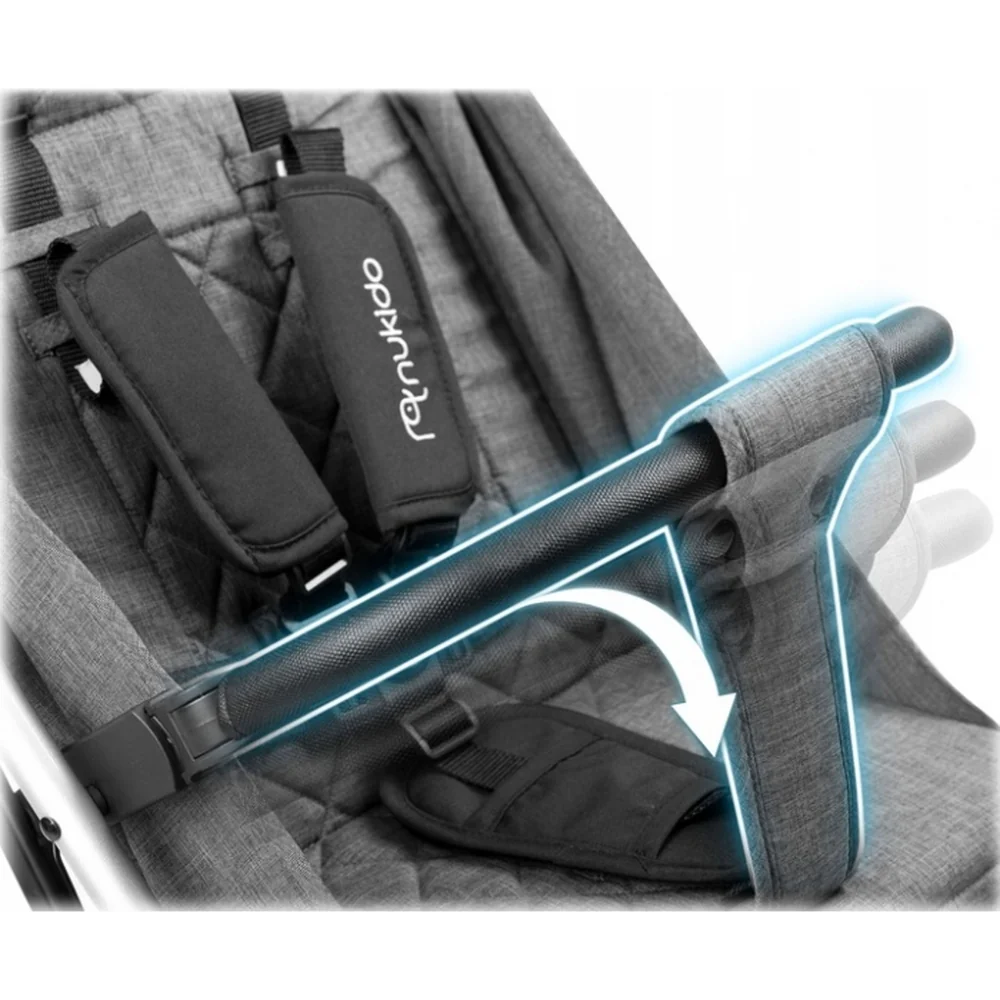 Carucior sport pentru copii, Nukido Paseo - Gri [3]