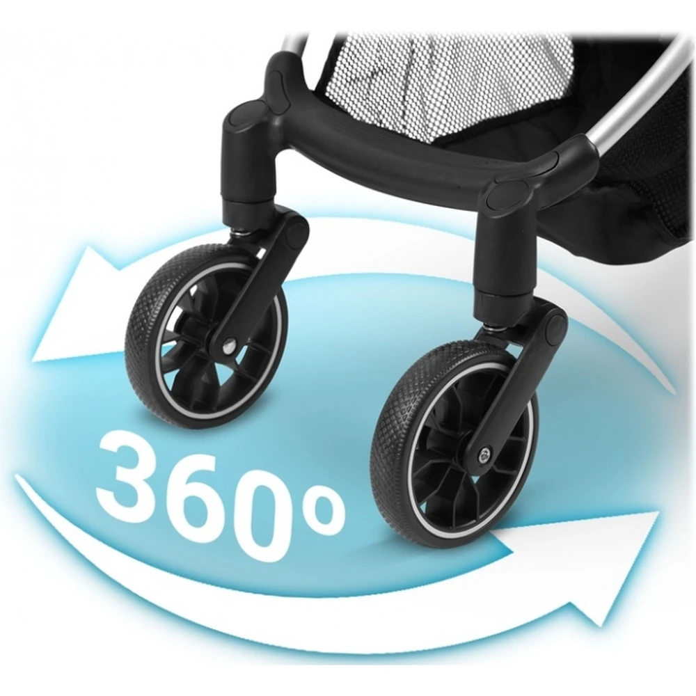 Carucior sport pentru copii, Nukido Paseo - Gri [9]