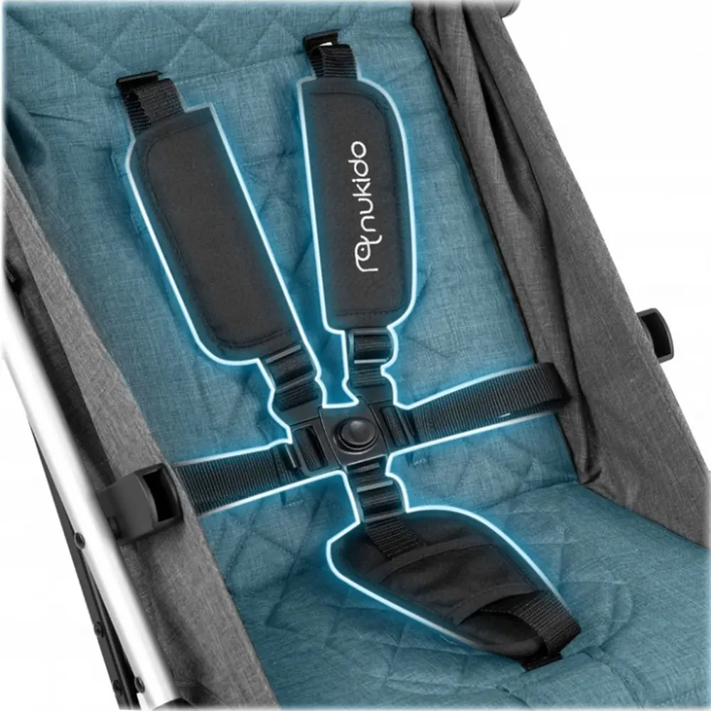 Carucior sport pentru copii, Nukido Paseo - Gri [10]