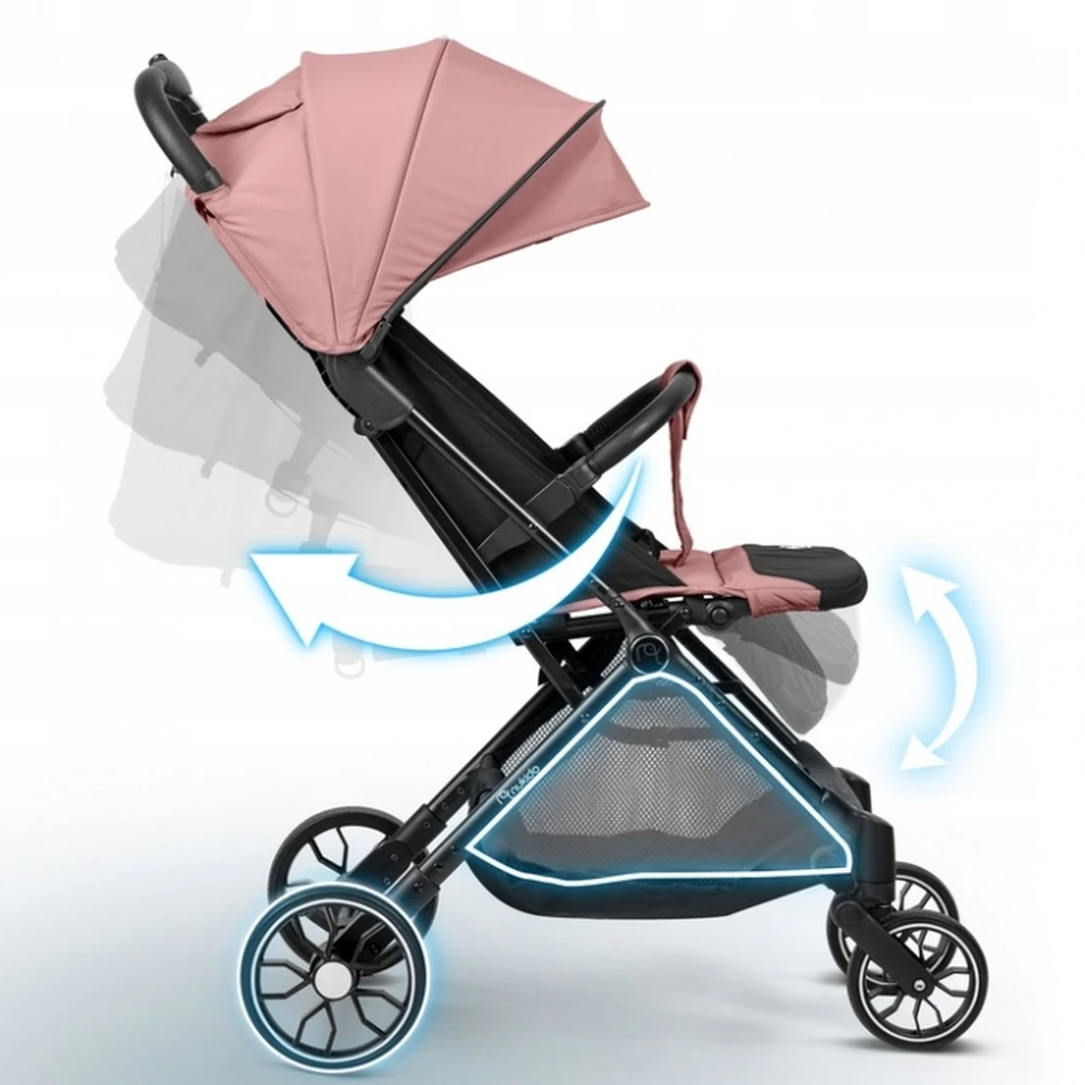 Carucior sport pentru copii, Nukido Paseo - Roz [6]