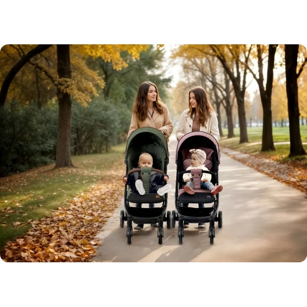 Carucior sport pentru copii, Nukido Paseo - Verde [2]