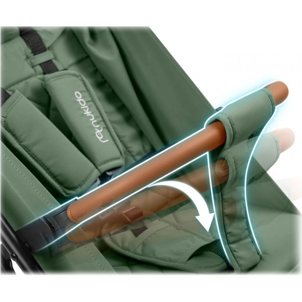 Carucior sport pentru copii, Nukido Paseo - Verde [11]