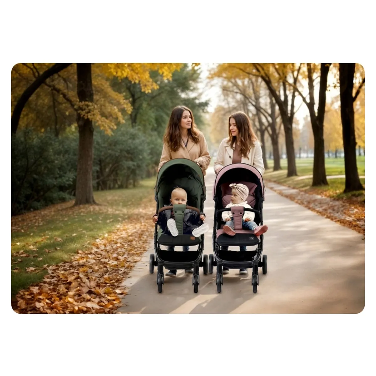 Carucior sport pentru copii, Nukido Paseo - Roz [11]