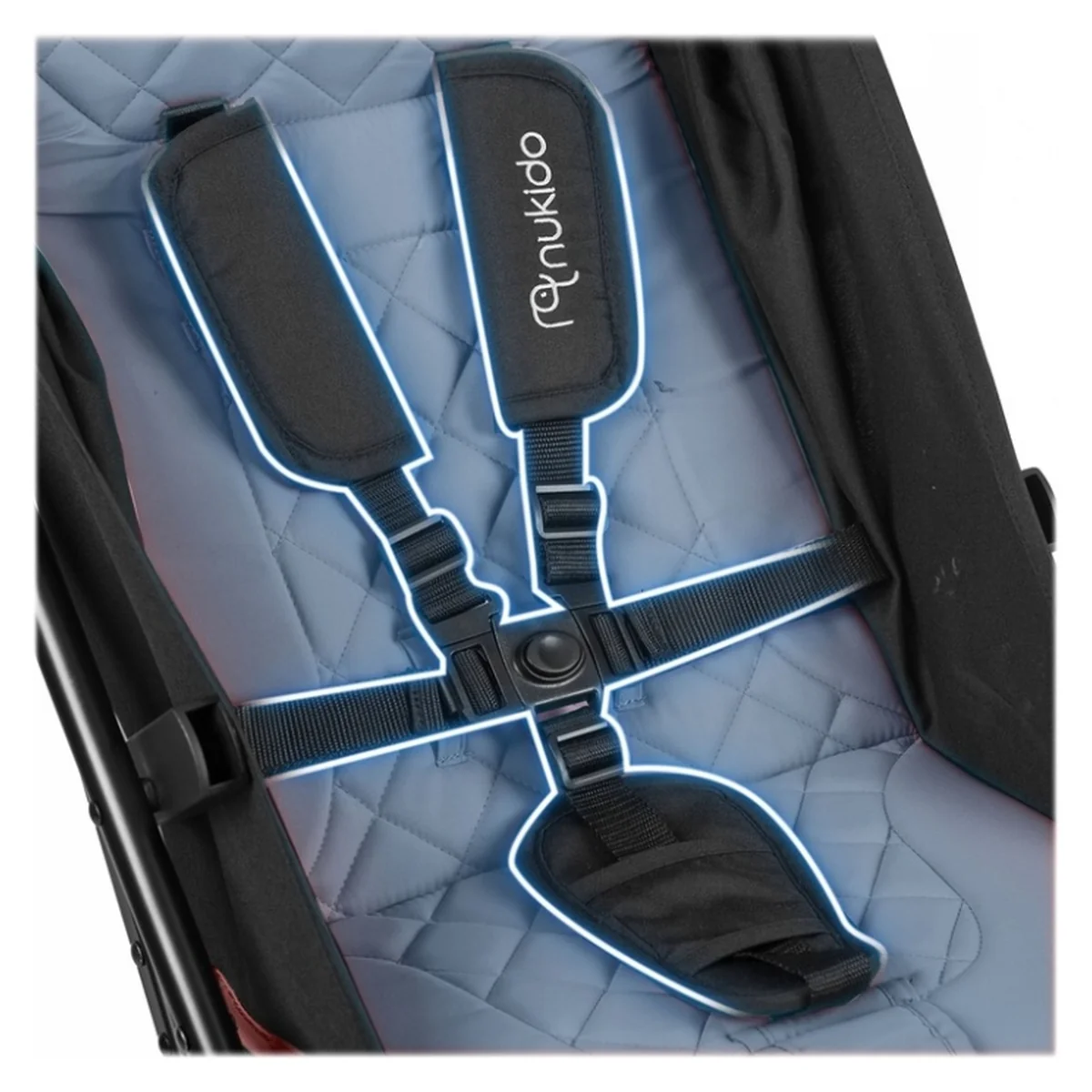 Carucior sport pentru copii, Nukido Paseo - Roz [6]