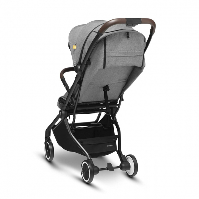Carucior sport pliabil Skiddou Espoo+ Evening Shadow, ultracompact pentru calatorii, Gri inchis [7]