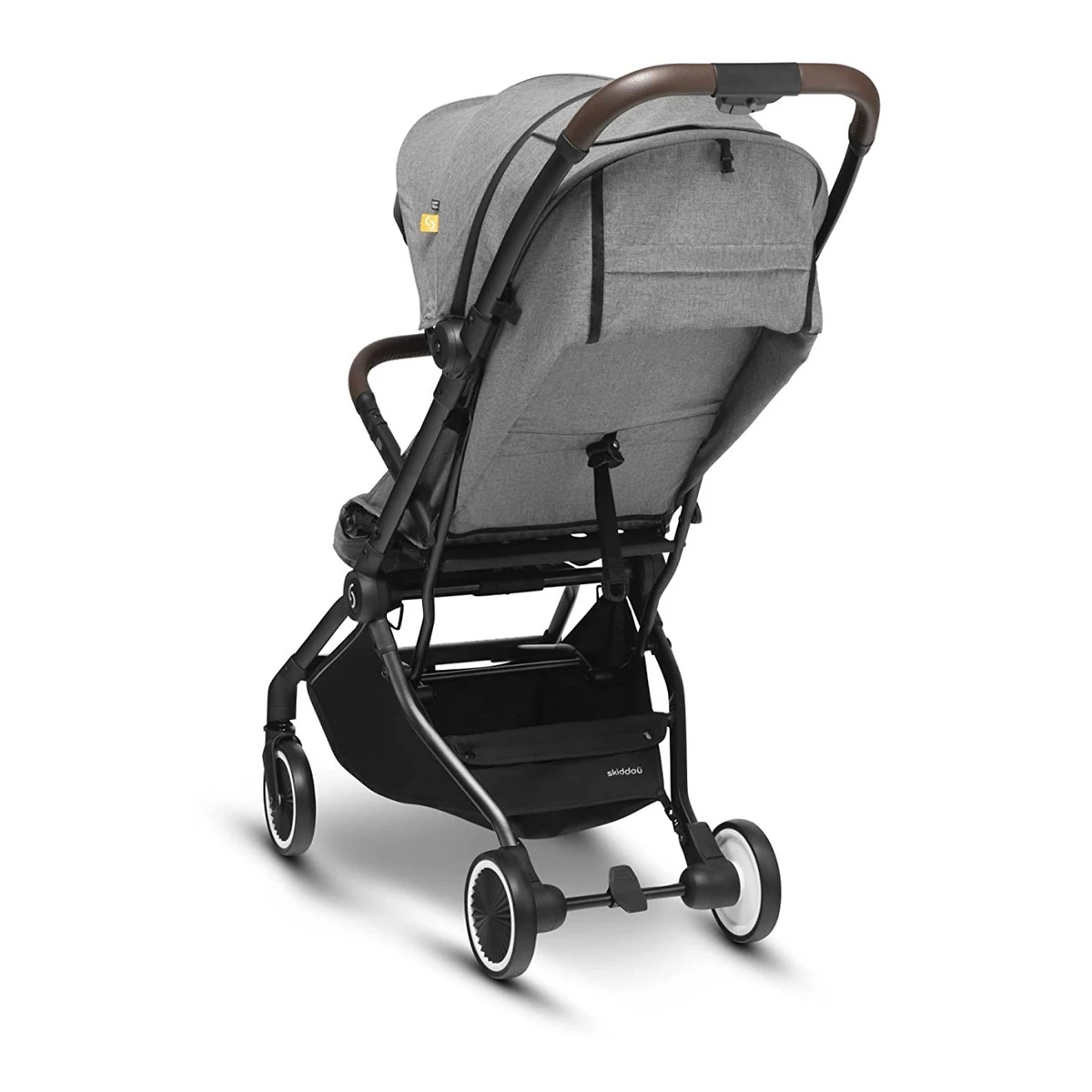 Carucior sport pliabil Skiddou Espoo+ Evening Shadow, ultracompact pentru calatorii, Gri inchis [7]