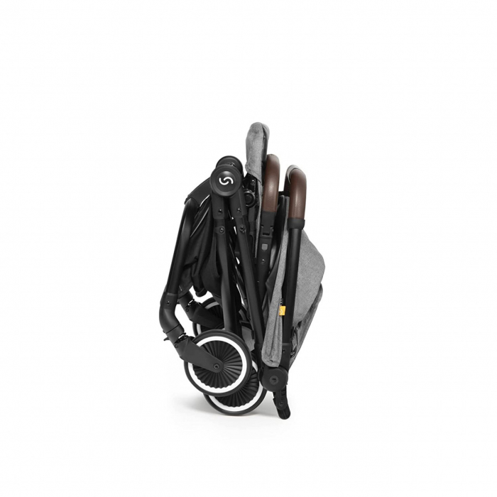 Carucior sport pliabil Skiddou Espoo+ Evening Shadow, ultracompact pentru calatorii, Gri inchis [4]