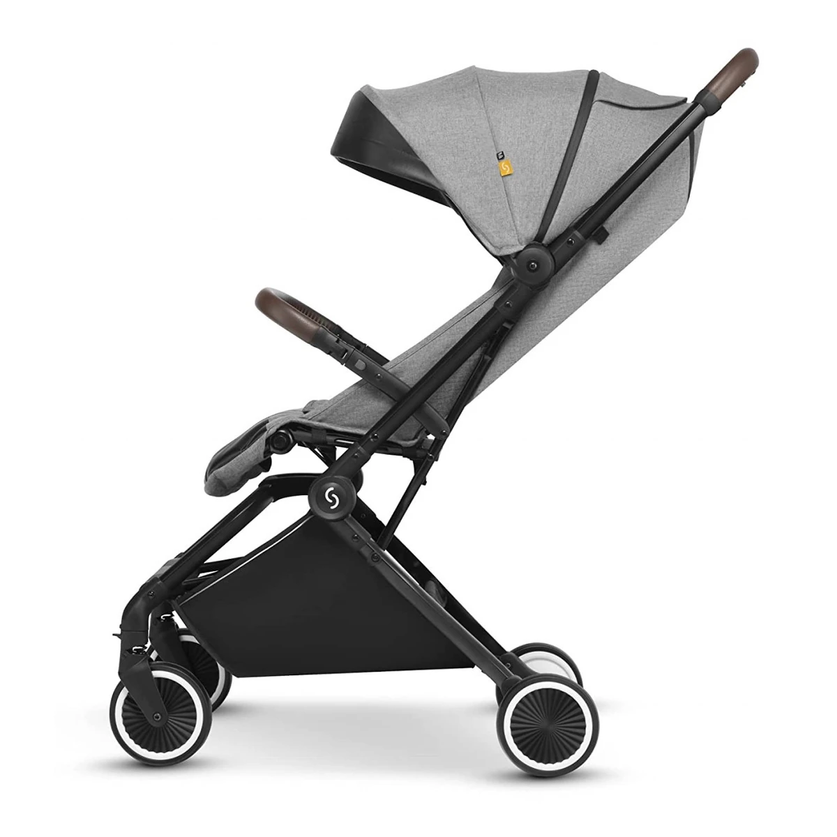 Carucior sport pliabil Skiddou Espoo+ Evening Shadow, ultracompact pentru calatorii, Gri inchis [3]