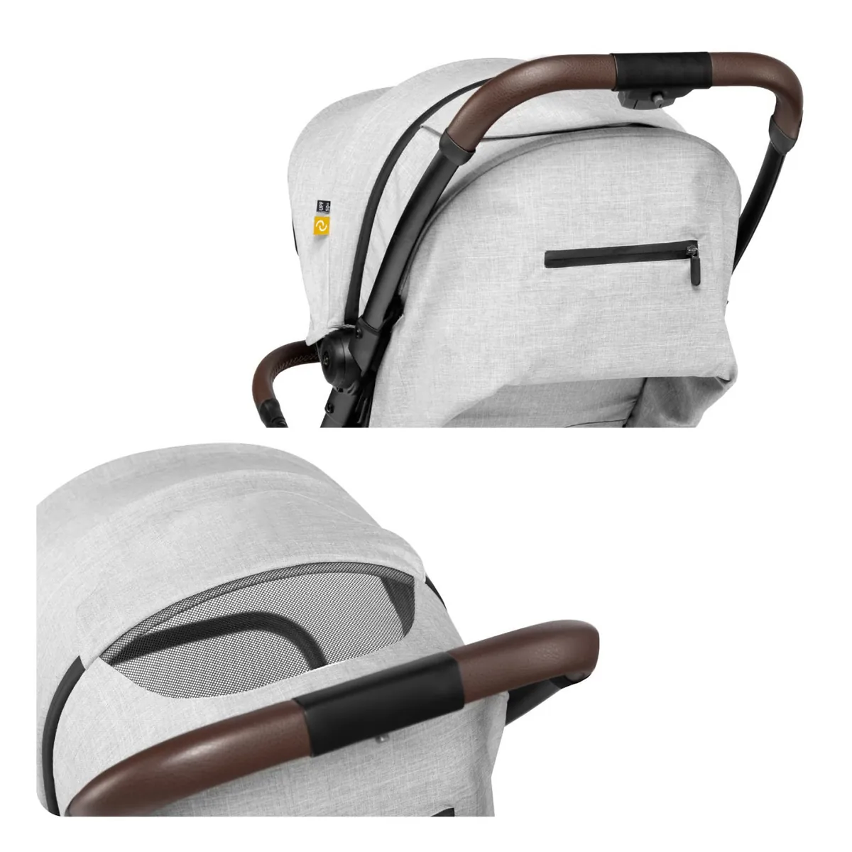 Carucior sport pliabil Skiddou Espoo Normandic Dream, ultracompact pentru calatorii, Gri [11]