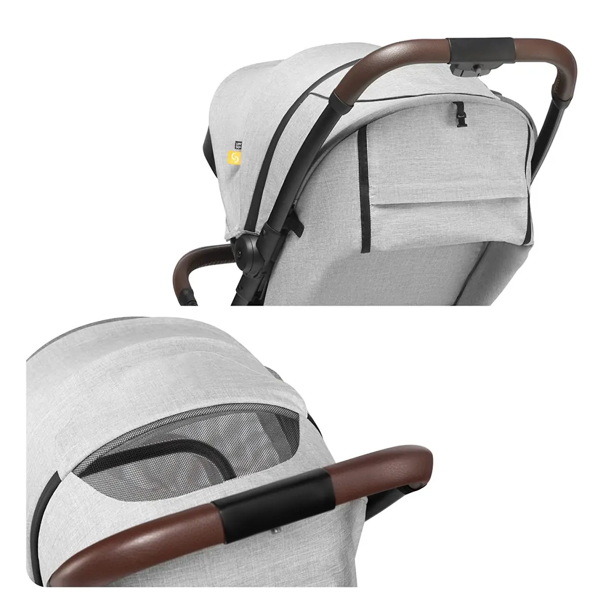 Carucior sport pliabil Skiddou Espoo+ Normandic Dream, ultracompact pentru calatorii, Gri [10]