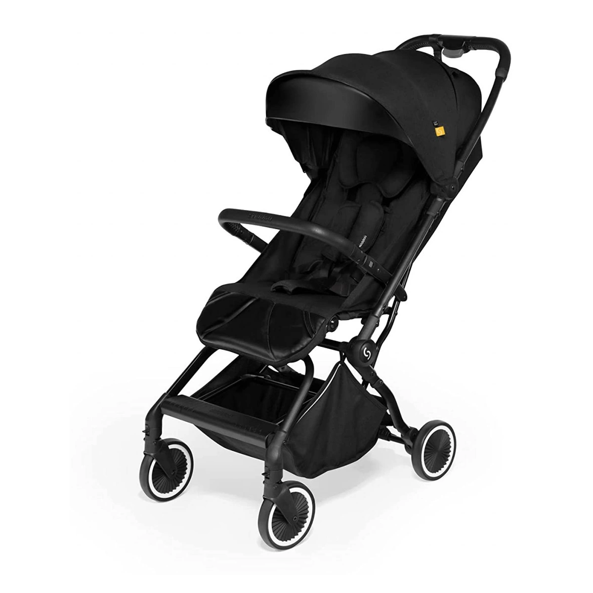Carucior sport pliabil Skiddou Espoo+ Onyx, ultracompact pentru calatorii, Negru [6]