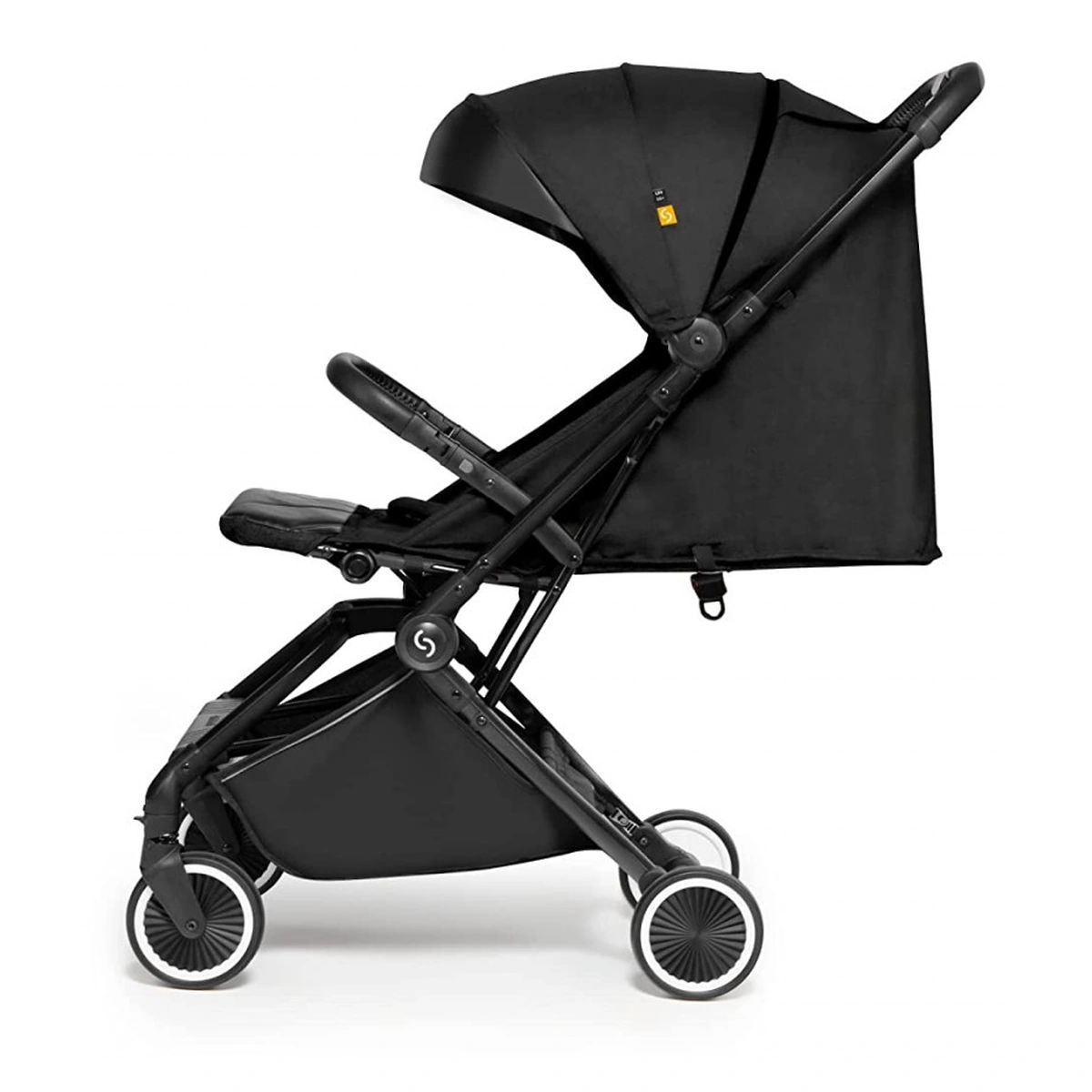 Carucior sport pliabil Skiddou Espoo+ Onyx, ultracompact pentru calatorii, Negru [4]