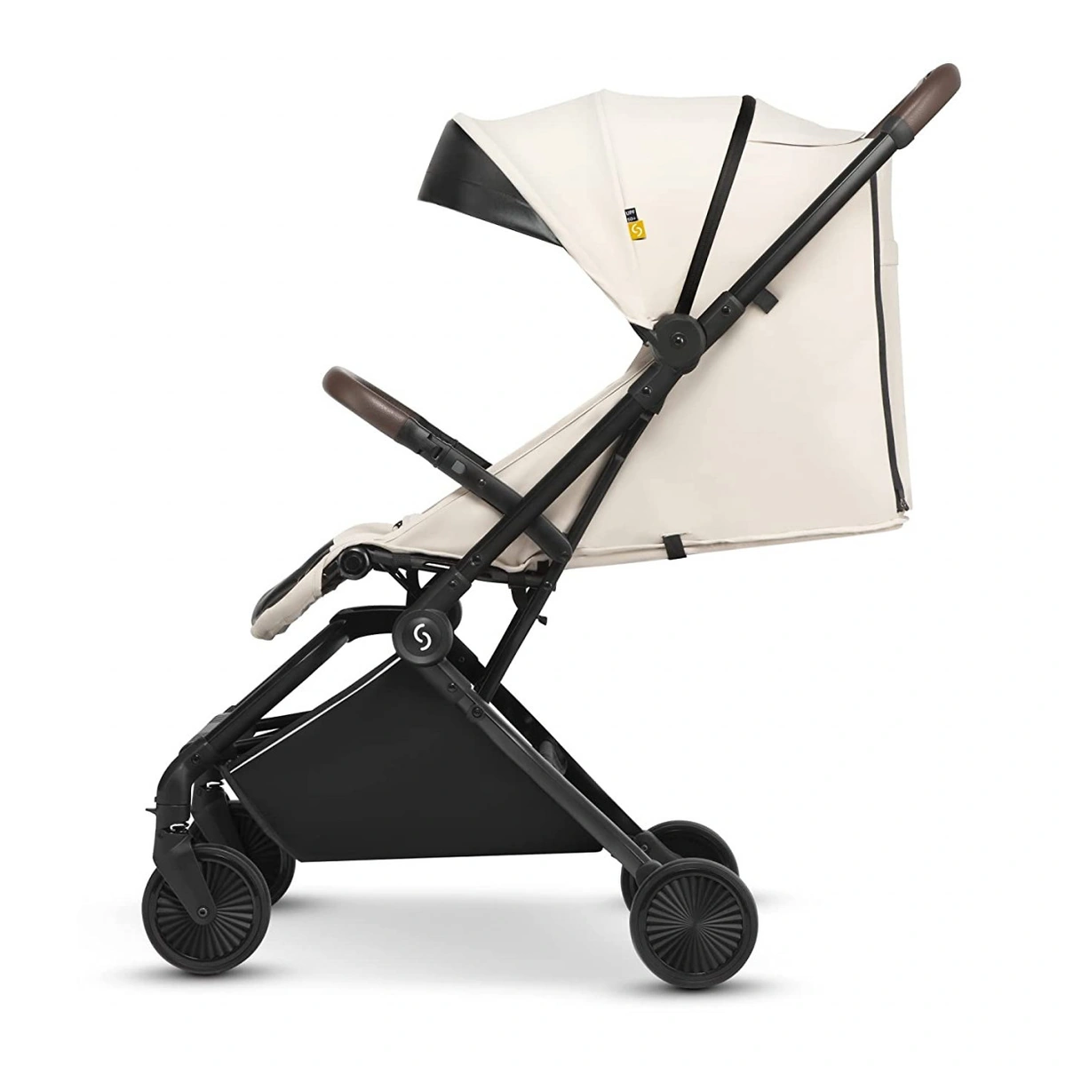 Carucior sport pliabil Skiddou Espoo+ Vanilla Delight, ultracompact pentru calatorii, Beige - Editie Limitata [10]